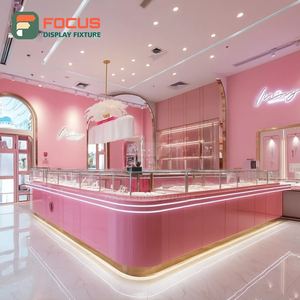 Fabricante de Vitrinas Modernas para Joyería Personalizada, Vitrina de Vidrio Templado para Mostrador de Centro Comercial - Product Image 3