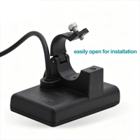 S866 LCD-Display für E-Bike E-Scooter Wasserdichter 5-Pin SM-Anschluss Multifunktionales Bedienfeld Mit Verlängertem Kabel Zubehör