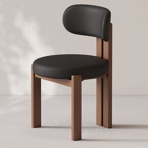 Chaises de salle à manger modernes, minimalistes, rembourrées en tissu microfibre, structure en bois massif, écologiques, pour la maison, le <span class=keywords><strong>bureau</strong></span>, meubles de maison L085 - Product Image 4