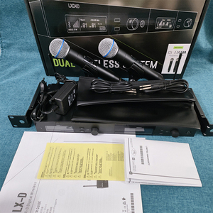 ชุดไมโครโฟนไร้สายแบบดิจิตอล UHF ระดับมืออาชีพ รุ่น SLXD4D แบบสองในหนึ่ง สำหรับ SLXD24 เหมาะสำหรับโบสถ์ การจัดงานกลางแจ้ง และการแสดงสด - Product Image 2
