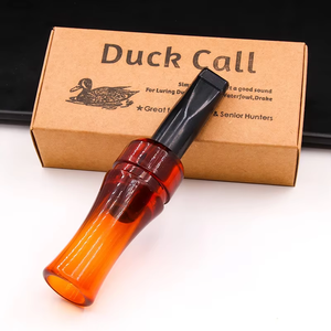 Sifflet de canard portable pour enfants, jouet de survie en plein air, matériau ABS, imitateur de chant d'oiseaux à tonalité unique pour la chasse - Product Image 1