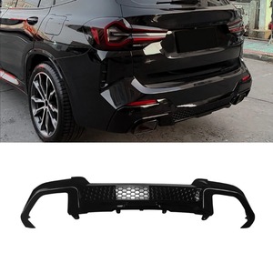 For BMW X3 G01 LCI M Sport X3M 2022-2024 <b>Car</b> Rear Bumper Lip Splitter <b>Diffuser</b> Body Kit Bumper Guard Cover <b>Car</b> Accessories - Product Image 3