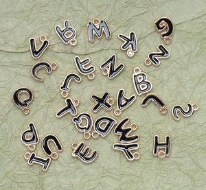 26 Piezas de Dijes de Letras, Colgantes de Alfabeto con Iniciales Esmaltadas de Doble Cara, Suministros de Decoración para Collares, Pulseras, Llaveros y Pendientes DIY - Product Image 2