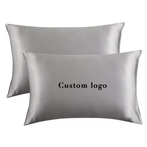 20X26 Inches Custom Envelope Closure Throw Pillowcase Polyester Satin Silk Pillow Case Cover For Hair And Skin