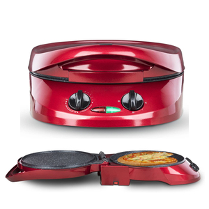 Four à pizza électrique portable Anbolife Crispy Crust 12 pouces avec plaque de cuisson <span class=keywords><strong>en</strong></span> <span class=keywords><strong>pierre</strong></span> - Product Image 2
