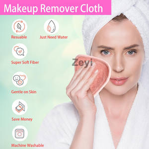 Panni Struccanti Personalizzati con Logo per il Viso - Dischetti Struccanti Riutilizzabili in Morbida Microfibra, Asciugamani per la Pulizia del Viso - Product Image 5