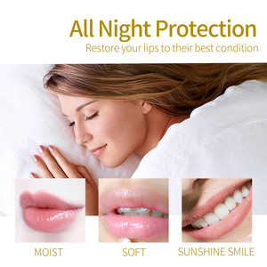 Night Sleep Mask Bálsamo labial Proteger Hidratante Cúrcuma Vitamina C Máscara para <span class=keywords><strong>labios</strong></span> - Product Image 5