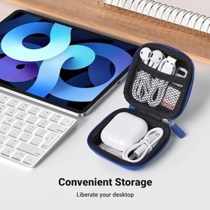 Estuche para Auriculares al por Mayor de Fábrica, Compatible con <span class=keywords><strong>AirPods</strong></span>, con Clip de Mosquetón para Auriculares, Tarjeta de Memoria SD - Product Image 3
