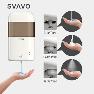 Cheap price hospital Bathroom toilet wall mounted touchless Automatic Sensor 800ml hand washing Liquid Soap Dispenser