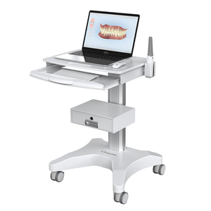 Carrelli Mobili di Alta Qualità per Studi Dentistici con Laptop e <span class=keywords><strong>Scanner</strong></span> Intraorali, Forniti dalla Fabbrica, con Staffe per Alimentazione Manuale - Product Image 2