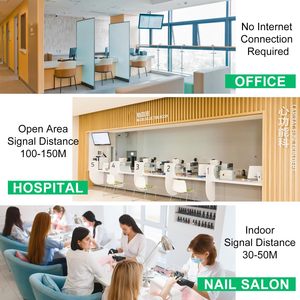 Sistema di Chiamata Wireless con Numeratore Automatico, 3 Tastierini e Schermo LED Verde per Uffici, Cliniche, Banche e Ristoranti - Product Image 4