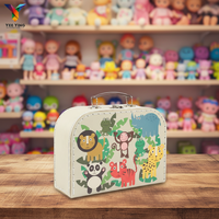 Boîte d'emballage cadeau pour bébé en carton papier mini valise avec impression personnalisée