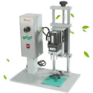 DDX-450 Semi Automatic Vial Glass Bottle Jar Can Capping Machine Plastic Bottle Sealing Machine