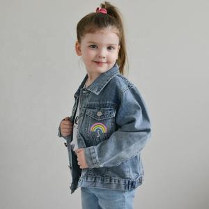 Recién llegado, conjuntos <span class=keywords><strong>de</strong></span> chaqueta vaquera <span class=keywords><strong>de</strong></span> primavera, conjunto <span class=keywords><strong>de</strong></span> mezclilla para niña pequeña, trajes <span class=keywords><strong>de</strong></span> mezclilla, ropa para niños - Product Image 1