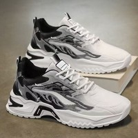Chaussures de course décontractées pour hommes printemps-automne, respirantes, en maille souple, semelle épaisse, semelle intérieure EVA, style papa, chaussures de marche, Zapatos De Hombre