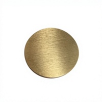Disque rond en laiton massif poli, OD*Épaisseur, plaque de base de lampe en laiton anti-ternissement pour accessoires de luminaires suspendus et de lampes de table
