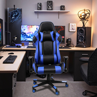 Chaise de jeu personnalisée OEM directe de l'usine chaise d'ordinateur ergonomique de bureau rotative en cuir confortable à hauteur réglable en gros