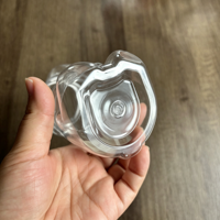 Bouteilles de thé au lait jetables en PET transparentes en forme de petit ours de 350 ml et 500 ml avec couvercle en aluminium et bouchon à vis pour café