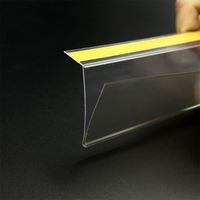 Supermarché prix porte-étiquette étagère étiquette billet plastique PVC auto-adhésif plat magasin extrudé bande de données pour l'entreposage d'approvisionnement