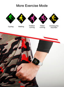 Lemfo-montre connectée P9, écran tactile <span class=keywords><strong>2022</strong></span> ", étanche Ip67, capteur d'activité physique avec suivi du rythme cardiaque/tension artérielle, 1.4, vente en gros, 2021 - Product Image 4