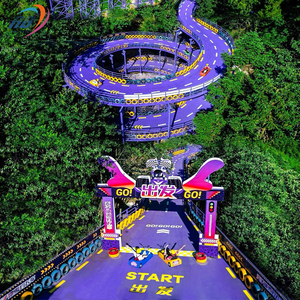 Fornitura di attrezzature per il divertimento non alimentate montagne russe per piste all'aperto per sentiero di montagna nella foresta - Product Image 2