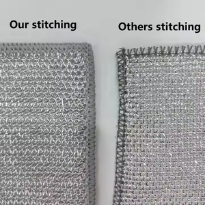 Paños de Cocina Multiusos con Hilo Plateado para Lavar Platos, Paño de Limpieza Reutilizable para el Hogar - Product Image 2