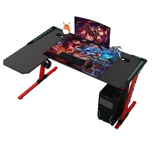 <span class=keywords><strong>Escritorio</strong></span> para Computadora en Forma de L AOR L-140 con Marco Metálico <span class=keywords><strong>Extensible</strong></span> y Superficie de Madera, Diseño de Montaje en <span class=keywords><strong>Pared</strong></span> para Estudio en Casa - Product Image 3