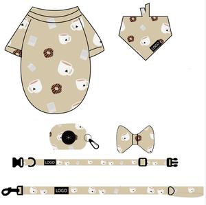 Hot Selling Dog Clothes Dog T-shirts Set Camisetas Para Perros in Autumn and Winter Most Popular for Corgi <strong>Pug</strong> Teddy - Product Image 1