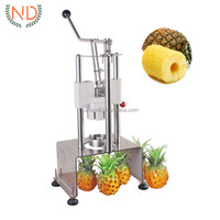 Automatische Ananas Peeler Corer Slicer Fruit Dunschiller Machine Ananas Peeling Machine