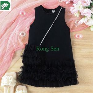 45359 ans filles sans manches robe-ligne gâteau filet gaze princesse robe vente directe d'usine - Product Image 2