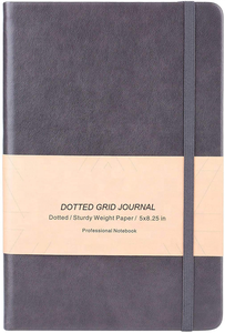 Carnet à couverture rigide écologique personnalisé A5 100 g/m² avec reliure cousue, pages à pois, pour filles - Product Image 4