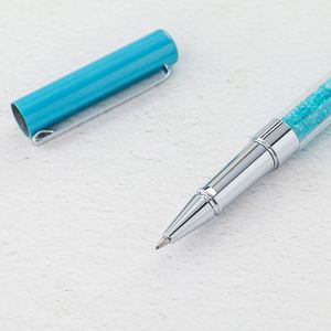 18 Shuli Penna Gel 1.0mm Ball Point Metal <b>Crystal</b> Gel <b>Pens</b> Custom Logo Smooth Writing 0.5mm Gel Ink <b>Pen</b> Refillable <b>Pen</b> - Product Image 3