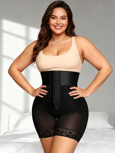 LANGQIN Shorty gainant taille haute avec effet <span class=keywords><strong>ventre</strong></span> <span class=keywords><strong>plat</strong></span>, remonte-fesses et compression pour le remodelage corporel - Product Image 5