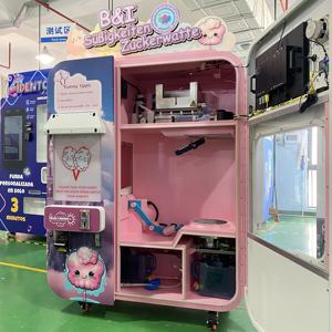 Máquina expendedora comercial de algodón de azúcar de alta ganancia Parque de atracciones Pantalla táctil digital completamente automática inteligente SDK personalizado - Product Image 3
