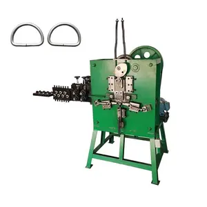 Automatic mechanical wire shape bending machine stainless steel D buckle forming machine with mould