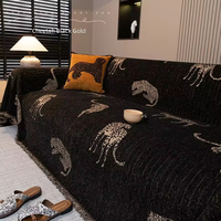 Housse de canapé en chenille de luxe, extensible, entièrement enveloppante, protection de canapé, lavable quatre saisons, moderne et minimaliste, vente en gros d'usine