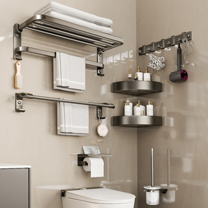 <span class=keywords><strong>Set</strong></span> di 6 Accessori per Bagno a Prezzo di Fabbrica, Raccordi in Zinco/Acciaio Inox/Ottone, Articoli <span class=keywords><strong>Sanitari</strong></span>, <span class=keywords><strong>Set</strong></span> di Ferramenta per Bagno e Toilette - Product Image 1