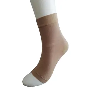 Meias para tornozelo plantar, meias de compressão para cuidados com os pés, meias elásticas médicas de nylon para apoio do tornozelo, calças esportivas