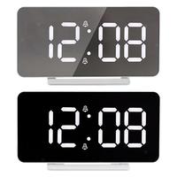 LED grand écran calendrier perpétuel réveil affichage de la température horloge numérique lumineuse chambre sommeil horloge électronique