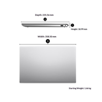 Ordinateur portable professionnel BGS NB -P126156W6E 15,6 pouces avec Intel Ultra7 255h 16 Go 512 Go SSD 65 W