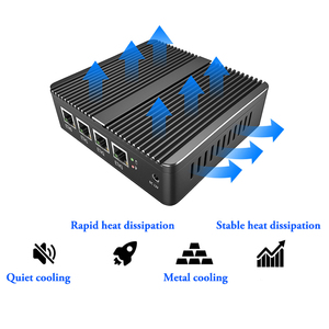 Routeur logiciel Intel J4125 de 11e génération, 4x I225 2.5G LAN, mini PC DDR4, M.2 NVMe HDD, pare-feu matériel <span class=keywords><strong>PfSense</strong></span>, prise US - Product Image 5
