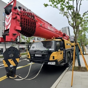 משומש sany 160ton מנוף-יד שנייה נייד מנוע מקורי הידראולי הידראולי 64 מ 'גובה הרמה מעולה מצב גבוה - Product Image 1