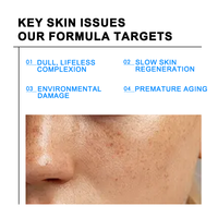 Crème de nuit pour le visage au peptide de cuivre GHK-Cu, squalène, hydratante, apaisante, réparatrice, anti-rides, raffermissante, pour tous types de peaux, marque privée