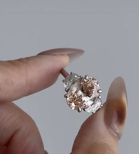 เครื่องประดับสั่งทำพิเศษ แหวนทองแท้ 9k 10k 14k 18k ทองคำขาว ทองคำชมพู ทองคำเหลือง ประดับเพชร/พลอยจากแล็บ ผลิตจากโรงงาน - Product Image 1