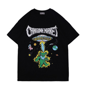 Cotton <b>T</b>-<b>shirt</b> High Quality Solid Color Customized logo Comfortable Oversize Couple Unisex <b>T</b>-<b>shirt</b> - Product Image 3