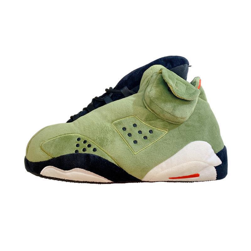 Заводская цена изысканный дизайн зимние теплые плюшевые кроссовки Yeezy Jordan домашние тапочки