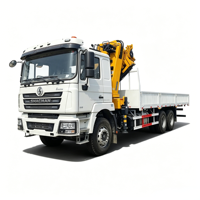 Grue à flèche pliante professionnelle de 10 tonnes montée sur camion avec stabilisateurs pour le chargement et la livraison de marchandises en construction flexible