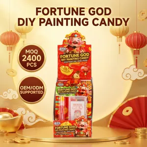 <span class=keywords><strong>Caramelle</strong></span> Creative a Tema Dio della Fortuna Fai-da-Te con Penna di Marmellata da 10g e Carta di Riso Commestibile da 3,5g, <span class=keywords><strong>Caramelle</strong></span> Novità della Cultura Cinese - Product Image 1