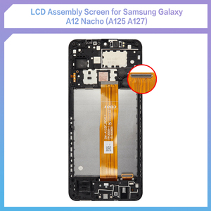 100% QC probado pantalla LCD Original MONTAJE DE Panel digitalizador de pantalla táctil para <span class=keywords><strong>Samsung</strong></span> <span class=keywords><strong>Galaxy</strong></span> <span class=keywords><strong>A12</strong></span>/ <span class=keywords><strong>A12</strong></span> Nacho - Product Image 2