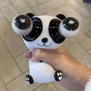 Nouveauté créative : Jouet en vinyle à yeux bouffants en forme d'animal, adorable panda anti-stress à presser pour garçons et filles - Product Image 3